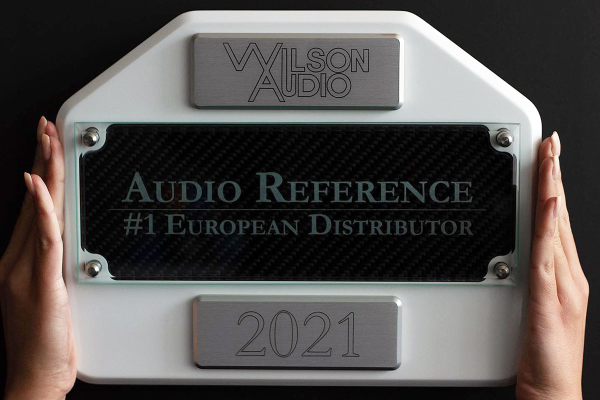 Foto © Audio Reference GmbH | Wilson Audio awards Audio Reference GmbH - Number 1 European Distributor 2021
