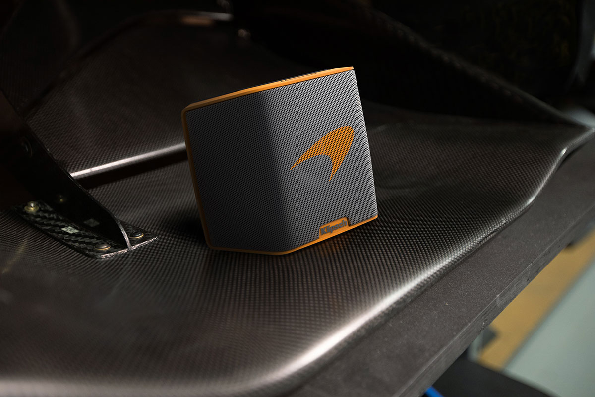 Klipsch groove mclaren Bluetoothスピーカー McLaren-Groove-Bluetooth-