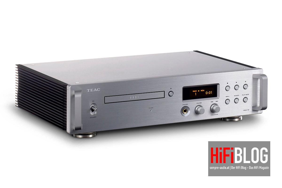 Teac 70th Anniversary Models - Teac VRDS-701 CD Player and Teac VRDS ...