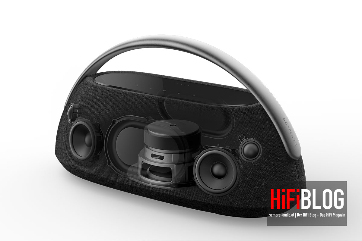 Harman Kardon Go + Play 3 Bluetooth Speaker with powerful, room