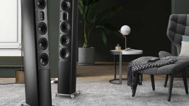 Foto © Dantax Radio A/S | Scansonic MB8 B Tower Speaker