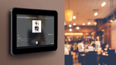 Foto © Lenbrook Media Group | Bluesound Professional CP300 Wall Mount Control Panel