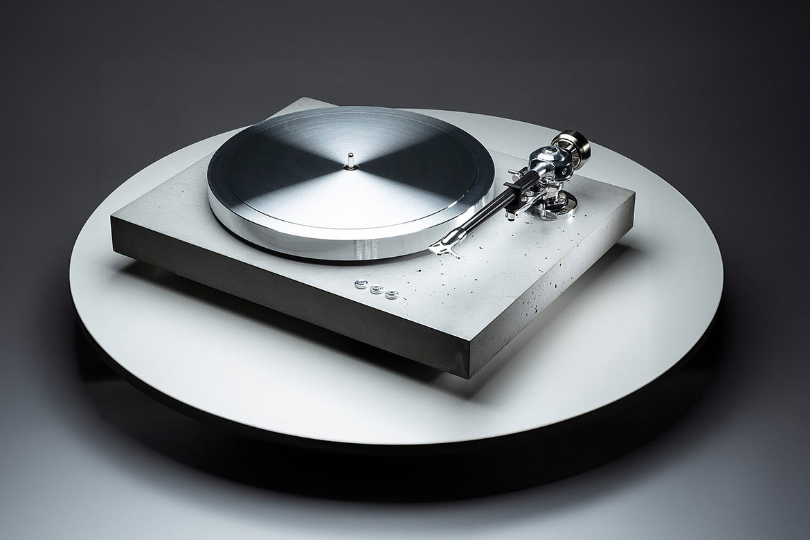 Turntable Chasis EAT C-Dur Concrete Turntable – Chassis made out of concrete | HiFi BLOG