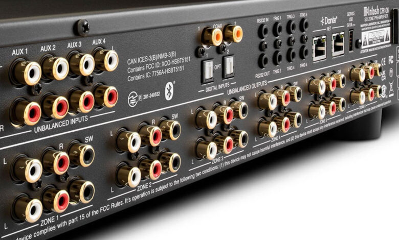 Foto © McIntosh Laboratory Inc. | McIntosh CR106 Six Zone Preamplifier