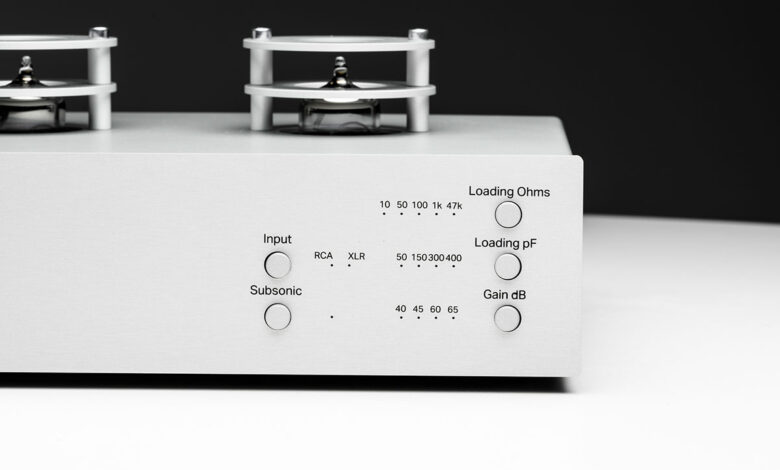 Préampli Phono Pro-Ject Phono Box S3 B - Compatible MM/MC, Entrées XLR/RCA, Filtre Subsonique
