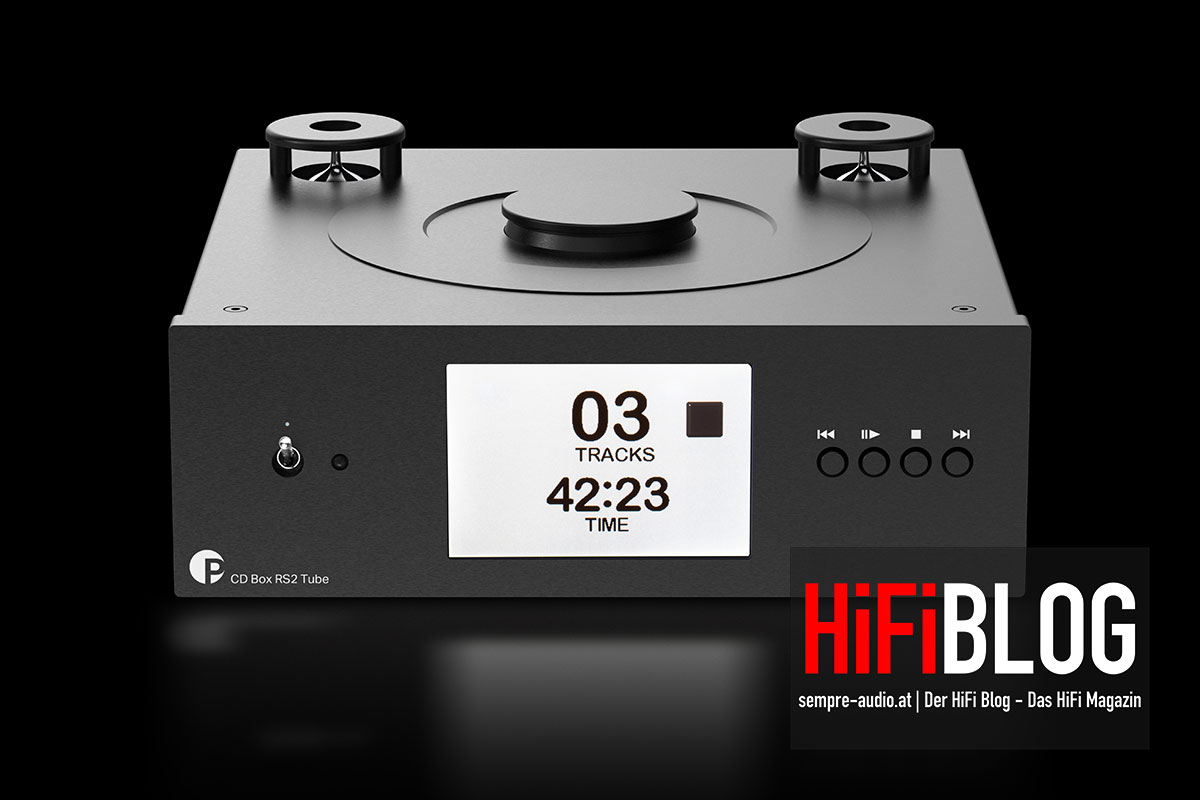 Pro-Ject CD Box RS2 Tube: High-End CD Player with Balanced Tube