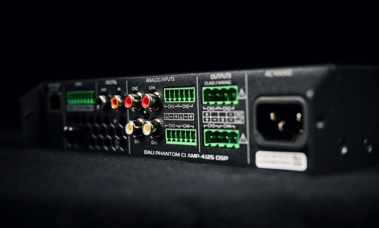 Foto © DALI A/S | DALI PHANTOM CI AMP-4125 DSP Custom Install Amplifier