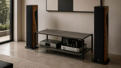 Foto © Bassocontinuo Audio Systems S.r.l. | Essenza Hydra Audio Video Rack